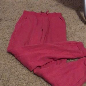 Pink sweatpants